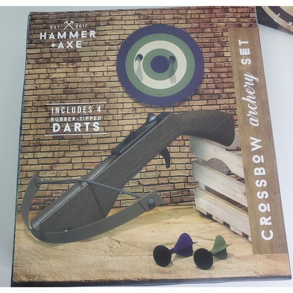 Hammer + Axe duo Ring toss game and Cossbow Classic Gift set - Picture 3 of 9